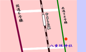 八重垣神社地図